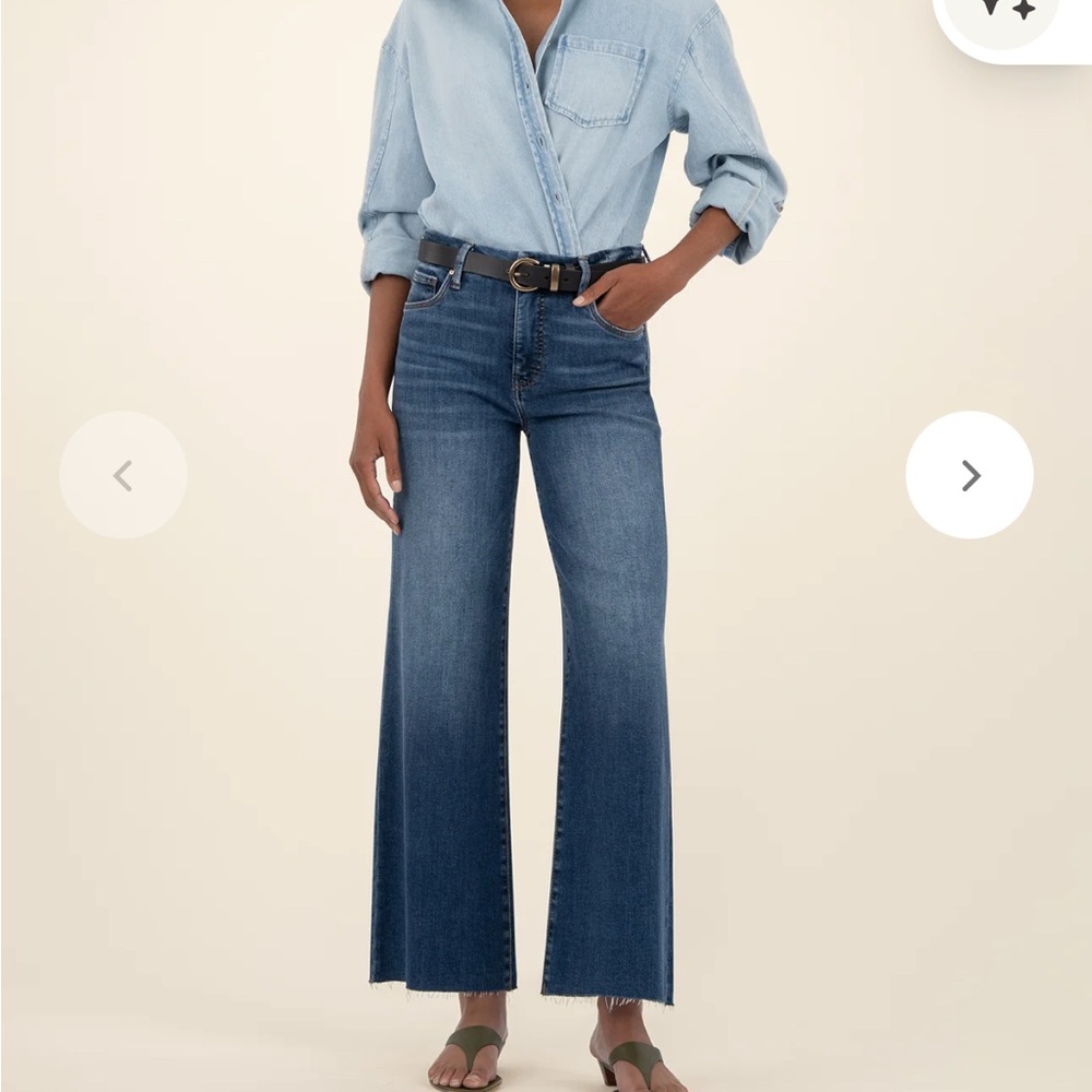 Kut from the Kloth Dark Blue Flare Jeans